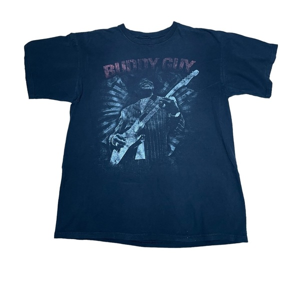 Buddy Guy 2011 Tour black distressed short sleeve front back tee unisex rock - Picture 1 of 12